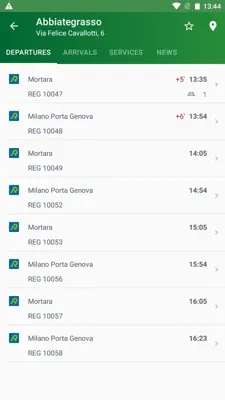 Trenord - Train Timetable android App screenshot 4